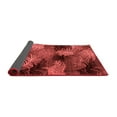 thumbnail image 2 of Ahgly Company Indoor Round Abstract Red Modern Area Rugs, 4' Round, 2 of 4