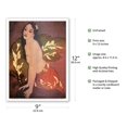 thumbnail image 2 of Marion - Topless Hawaiian Woman - From an Original Color Aquatint by John Melville Kelly c.1951 - Master Art Print (Unframed) 9in x 12in, 2 of 4
