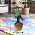 thumbnail image 4 of Cactus Bailarin, Cactus Parlante Que Habla y Repite lo Que Dices, Cactus con 120 Canciones, Juguete con Sonido, Peluche para Niños y Niñas Divertido y Educativo, 4 of 5