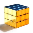 thumbnail image 3 of Cubo de Rubik de tercer orden colorido, galvanizado, fuerza magnética suave, competición profesional, giro rápido, juguete educativo suave para niños, 3 of 6