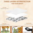 thumbnail image 3 of Faty-T 2 Pack Lemon Pot Holders for Kitchen Heat Resistant, Summer Lemons Flowers Potholders for Kitchens Washable for Cooking & Baking & Microwave, 3 of 14