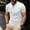 White, variant on Zylanna Men's Button Polo Shirts Tee, Turndown Collar Solid Color Summer Short Sleeve Casual Pullover for Men Black Size M