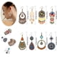 thumbnail image 5 of Pendientes de cuentas de hojas geométricas, estilo retro de corte, accesorios de cuentas, joyería de moda europea y americana, 5 of 6