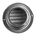 thumbnail image 6 of Flat Round Air Vent Grill Metal Cover Circle Ducting Ventilation ⌀80Mm 100Mm, 6 of 8