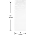 thumbnail image 2 of Plymor 6" x 15" (Case of 1,000), 4 Mil Heavy Duty Zipper Reclosable Plastic Bags, 2 of 4