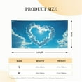 thumbnail image 5 of Pofeuu Heart Shaped Cloud Print Colorful Yard Festival Banner Sign Party Outdoor & Indoor Party Decoration Banne Festival Yard Sign-Medium, 5 of 8