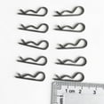thumbnail image 4 of Almencla 10pcs R Clips Shaft Retaining Clips Stainless Steel Fixing Pin 1 . 2mmx22mm 1.2x22mm, 4 of 6