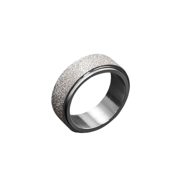 Sonducket Anillos para hombre, adorno de mano elegante, exquisito estilo Simple, Color sólido, anillo de acero de titanio para hombre, joyería para Ropa, zapatos y accesorios Miscelánea Plata 20 mm Sonducket AP012967-09