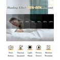 thumbnail image 6 of Fsddascl Teal Ombre Blackout Curtains for Bedroom/Living Room, Thermal Insulated Kitchen Curtains, Farmhouse Vintage Wooden Striped Grommet Darkening Window Treatment Drapes 42"x63"x2, 6 of 8