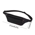 thumbnail image 3 of Dvkptbk Sac en Toile Sac Banane en Toile pour Hommes Femmes Course Décontractée Sports de Plein Air Sac Téléphone avec Sangle Réglable, 3 of 6