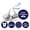 Navy Blue, variant on Darling Souvenir 190 Pieces Purple Baby Shower Chocolate Drop Labels Stickers - Self-Adhesive Mini Candy Wrappers for Favors & Party Decorations