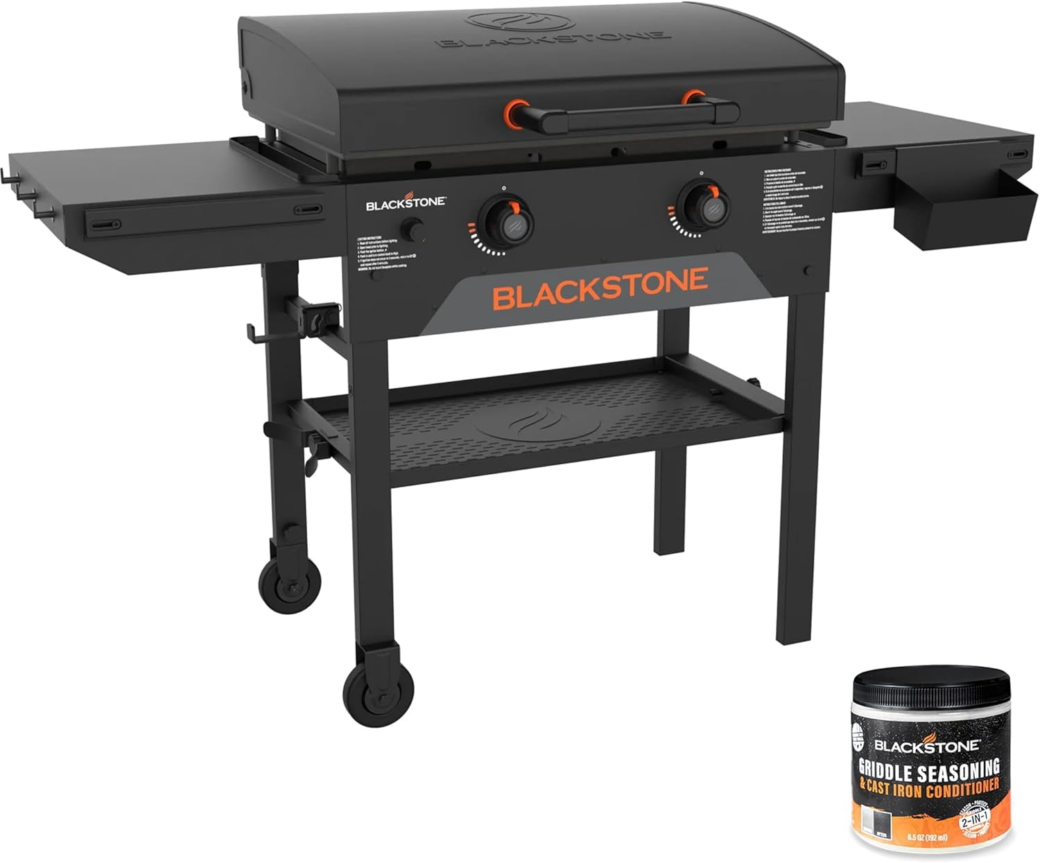 Blackstone Bronco Outdoor Griddle, 44 Inch 5-Burner Flat Top Grill
