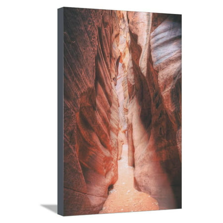 Between Slot Canyon Walls, Southern Utah Stretched Canvas Print Wall Art By Vincent (Best Slot Canyons In Southern Utah)