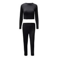 thumbnail image 3 of YOTMKGDO Lounge Sets for Women Women'S Athletic Clothing Sets Women High Waisted Workout Sets Seamless Sports Pullover Top Sweatsuit, Sizes S-XXL, 3 of 5
