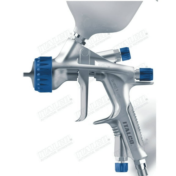 ITALCO SHINE 1 L.V.M.P SPRAY GUN 1.3 tip 600ml cup Feed Spray Gun FOR CAR