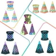 thumbnail image 2 of Impossible Cone 3pcs, 3D Printed Spiral Fidget Pyramid Pass Through Sculpture, Stress Relief Stocking Filler White Elephant Gift, 2 of 3