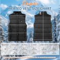 thumbnail image 5 of Heated Gilet for Men, Deepoter Heated Vest with 10000 mAh Power Bank, Heated Jacket with Multiple Heating Zones & 3 Temperature Settings, Heated Body Warmer for Motorcycle Fishing Skiing Camping, 5 of 6