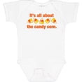 thumbnail image 3 of Inktastic All About The Candy Corn Boys or Girls Baby Bodysuit, 3 of 5