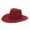Wine, variant on Big Wide Brim Cowboy Hat for Women Men Soft Woven Western Cowgirl Hats Retro Cowboy Hat for Outdoor And Casual Wear Bronze One Size