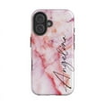 thumbnail image 1 of Personalised Pastel Marble Name iPhone 16 Plus Case,iPhone 15, 1 of 5