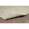 thumbnail image 2 of 5' x 7' Modern Contemporary Polypropylene Trellis Ivory Rug, 2 of 4