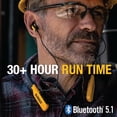 thumbnail image 2 of DEWALT Wireless Bluetooth Neckband Headphones — Neckband Earphones with 30H Runtime — Secure Magnetic Earbuds — Noise-Isolating Wireless Earbuds — Jobsite Pro Built-in Mic for Crystal-Clear Calls, 2 of 5