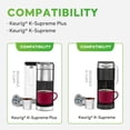 thumbnail image 3 of Reusable Stainless Steel Coffee Pods 5-Hole MultiStream Filters Refillable for Keurig Brewers Eco-Friendly Durable Metal Coffee Filters, 3 of 6