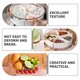 thumbnail image 3 of VERDANVERSE White Divided Snack Plate for Party and Family Use with Practical Multi Section Design, 3 of 7