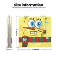 thumbnail image 3 of Zufioo SpongeBob SquarePants for Portable Pocket Makeup Mirror, Foldable Handheld Magnifying Beauty Mirror Suitable for Wallet Handbag for Women-Square, 3 of 9