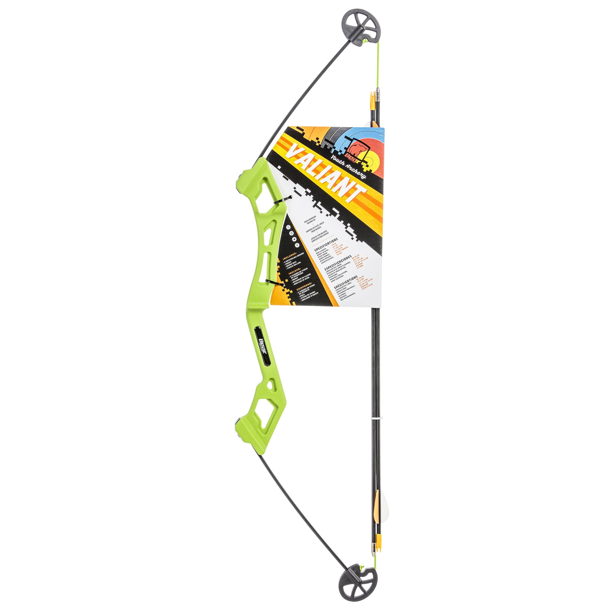 Bear Archery Valiant Youth Bow Set with Arrows & Target