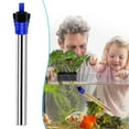 thumbnail image 1 of Chauffe-aquarium en Acier Inoxydable avec Thermostat Réglable, Chauffage Submersible pour Aquarium d'Eau Douce, 1 of 8