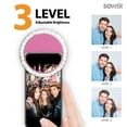 thumbnail image 4 of Bower Clip On Ring Light, Pink, 4 of 5