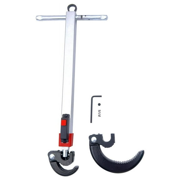 Telescoping Basin Wrench,1-1/4In to 2-1/2In Jaw Capacity and 10to 17In Extendable Handle,Basin Wrench Sink Faucet
