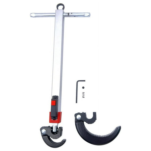 Llave de Lavabo Telescópica, 1-1/4 Pulgadas A 2-1/2 Pulgadas Capacidad de Mandíbula y 10to 17 Pulgadas Extensible, Llave de Lavabo Llave de Grifo