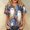 White, variant on LoTiSee Women's Henley Short Sleeve Top – Cotton Linen Blend Casual Blouse with Chest Pocket for Fall & Daily Wear