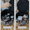 thumbnail image 5 of Portable Cutlery Storage Bag Camping Cookware Organizer Bag Travel Cooking Storage Bag Outdoor Portable Camping Kitchen, 5 of 5