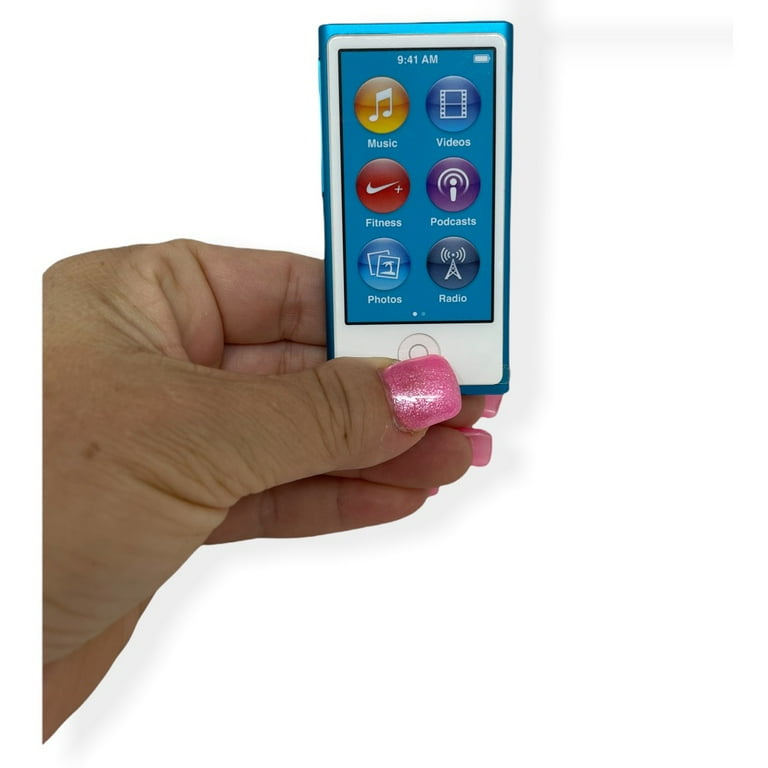 Pre-Owned Apple 7th Gen 16GB iPod Nano Blue | MP3 Player Pre-Owned Apple 7th Gen 16GB iPod Nano Blue | MP3 Player