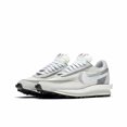 thumbnail image 1 of Zapatillas Sacai LDWaffle grises y blancas unisex de corte bajo, cómodas, con amortiguación, informales, para correr, 1 of 4
