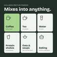 thumbnail image 4 of NUTRIBAS Multi Collagen Protein Powder, Coffee Creamer, For Whole Body Support, Women Men, Unflavored, 10.6 oz, 4 of 14