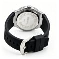 thumbnail image 6 of VORSEL Men Silicone Watch Black Octagonal Bezel Black Horizontal Stripe Dial 42mm Luminous Date, 6 of 7