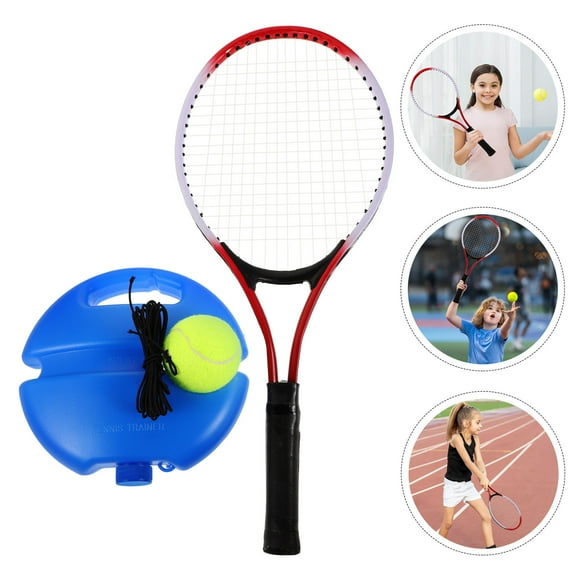AURARMLET 1Set Tennis Trainer Rebounder with Ball Durable Training Equipment for Indoor Outdoor Use