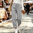 thumbnail image 2 of Hurxie Women's High Waisted Sweatpants Workout Active Joggers Pants Baggy Lounge Bottoms Gray,2XL, 2 of 6