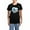 With Blue Strpe Pant, variant on CafePress - Hislovebird Women's Dark Pajamas - Women's Short Sleeve Print T-Shirt and Pants Dark Cotton Pajama Set