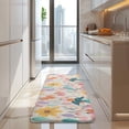 thumbnail image 4 of Pioneer Flower Floral Print Pattern Kitchen Rug Mat,Kitchen Runner Rugs Non Skid Washable,Decorative Kitchen Floor Mats for Kitchen,Sink,Laundry,17"x47.2", 4 of 7