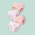 thumbnail image 2 of TOWED22 Little Girls' Soft Cotton Underwear Kids Cool Breathable Comfort Panty Briefs Toddler Undies(Pack of 4)(Pink,1-2 Y), 2 of 4