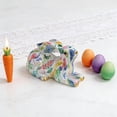 thumbnail image 2 of Beautynvta Easter Bunny Statue, Watercolor Floral Design Resin Rabbit Figurine for Spring Home Decor, Easter Bunny Desktop Ornaments for Table Centerpiece Living Room Decor, 2 of 6
