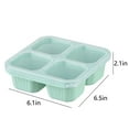 thumbnail image 3 of Steadline 4 Compartment Bento Box With Clear Lid - Reusable Food Storage Container For Lunch And Snacks Divided Sections With Leak Proof Design For Classropm And Office Use 6.5x6.1x2.17 Inches, 3 of 7