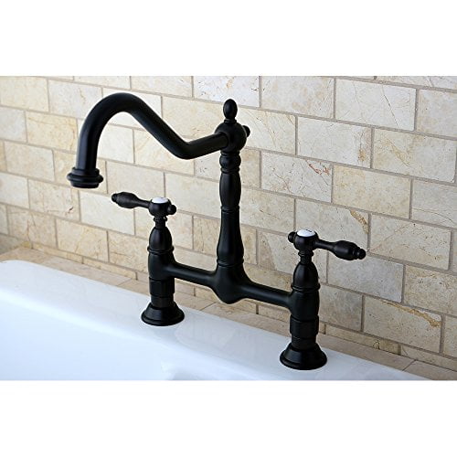 Kingston Brass Tudor 8" Kitchen Faucet Without Sprayer