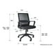 thumbnail image 4 of Offiho Silla de Oficina Ergonómica Reclinable con Altura Ajustable, Modelo OHE94 Plus Offiho SLING, 4 of 7