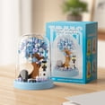 thumbnail image 2 of Bonsai Tree House Building Blocks Set, 182 Pcs Micro-Particle Flowers & Tree Building Toy with String Lights, Wooden Base & Dust Cover - Creative DIY Home Decor Gift, 2 of 6
